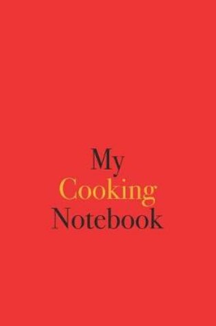 Cover of My Cooking Notebook