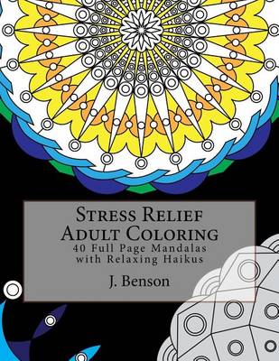 Book cover for Stress Relief Adult Coloring