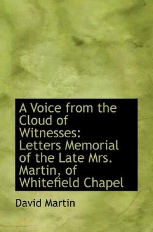 Cover of A Voice from the Cloud of Witnesses