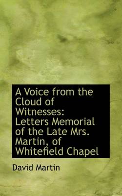 Book cover for A Voice from the Cloud of Witnesses