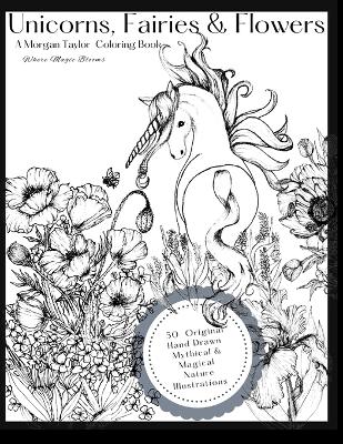 Book cover for Unicorns, Fairies & Flowers