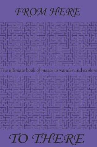 Cover of From here to there The ultimate book of mazes to wander and explore