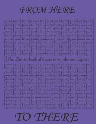 Book cover for From here to there The ultimate book of mazes to wander and explore