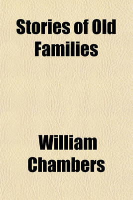 Book cover for Stories of Old Families