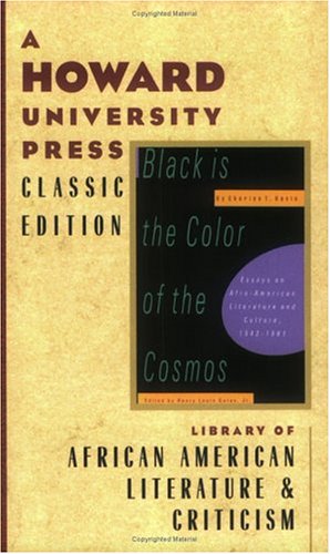 Book cover for Black is the Color of the Cosmos: Essays on Afro-American Literature