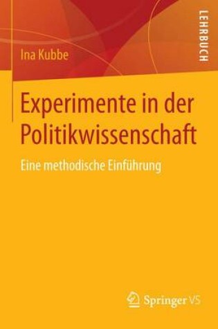 Cover of Experimente in Der Politikwissenschaft