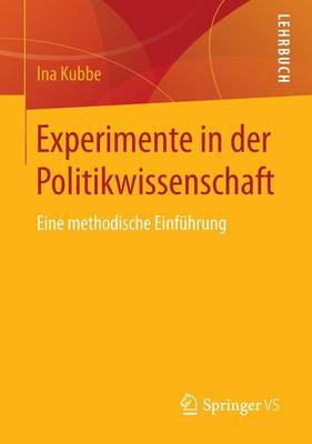 Book cover for Experimente in Der Politikwissenschaft