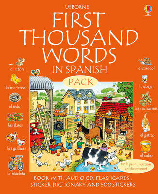 Book cover for First Thousand Words in Spanish Pack