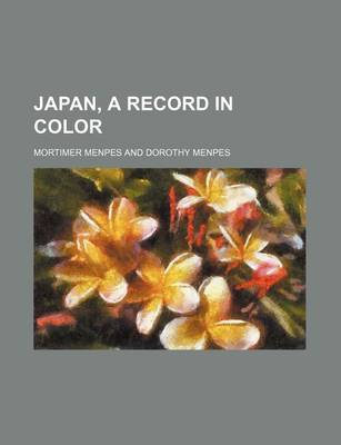 Book cover for Japan, a Record in Color