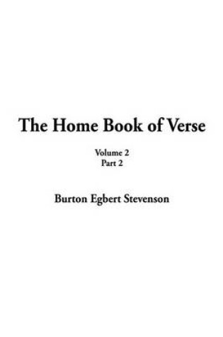 Cover of The Home Book of Verse