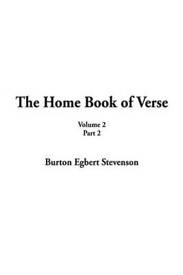 Book cover for The Home Book of Verse