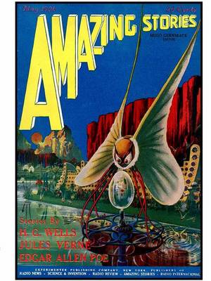 Book cover for Amazing Stories, May 1926