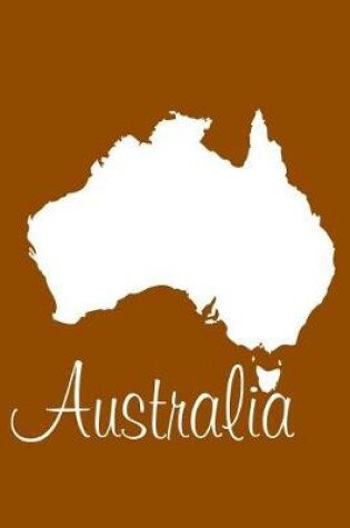 Cover of Australia - Ginger Blank Notebook