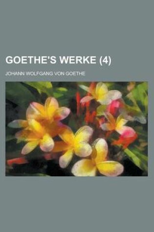 Cover of Goethe's Werke (4)