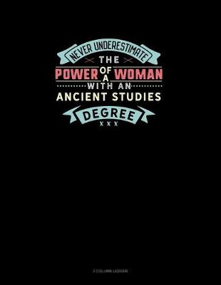 Book cover for Never Underestimate The Power Of A Woman With An Ancient Studies Degree