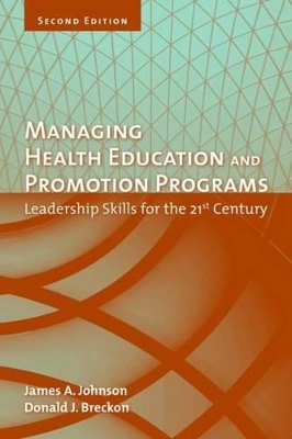 Book cover for Managing Health Education and Promotion Programs