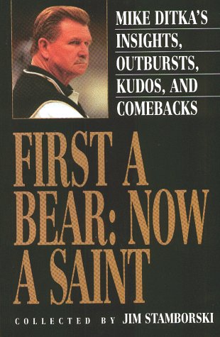 Book cover for First a Bear, Now a Saint