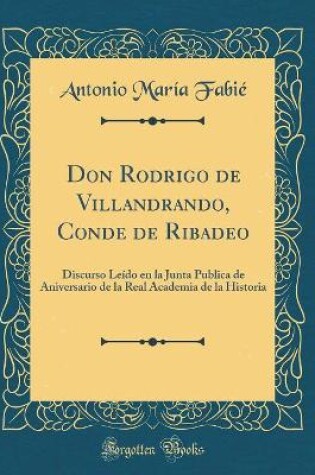 Cover of Don Rodrigo de Villandrando, Conde de Ribadeo