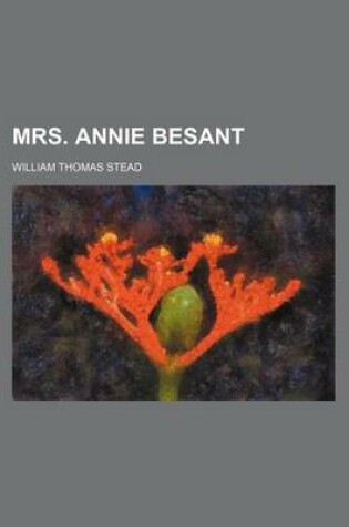 Cover of Mrs. Annie Besant