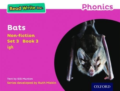 Book cover for Read Write Inc. Phonics: Bats (Pink Set 3 Non-fiction 3)