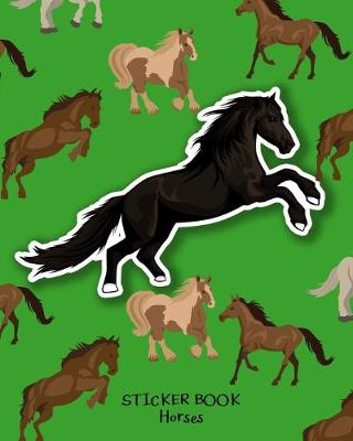 Book cover for Sticker Book Horses