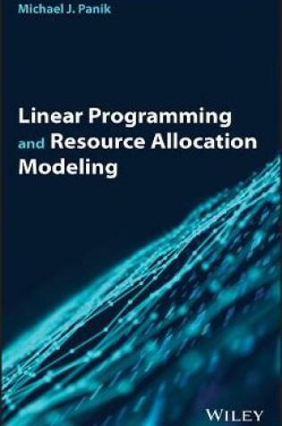 Cover of Linear Programming and Resource Allocation Modeling