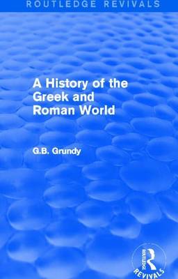 Book cover for A History of the Greek and Roman World