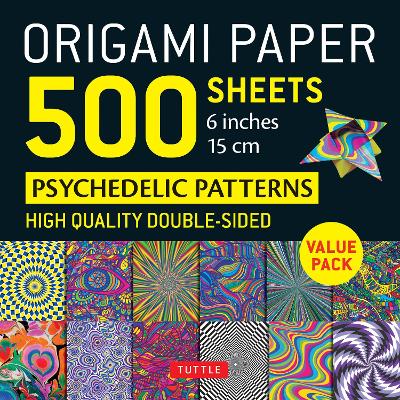 Book cover for Origami Paper 500 Sheets Psychedelic Patterns 6 (15 CM)