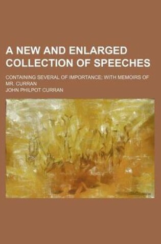 Cover of A New and Enlarged Collection of Speeches; Containing Several of Importance with Memoirs of Mr. Curran