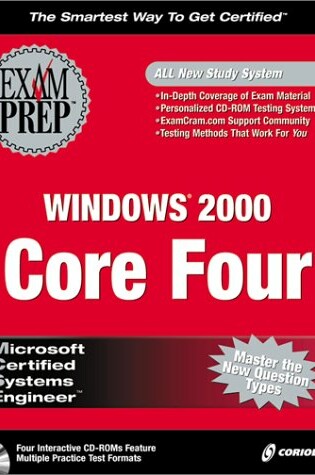 Cover of MCSE Windows 2000 Core Four Exam Prep Pack