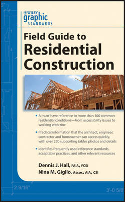 Cover of Graphic Standards Field Guide to Residential Construction