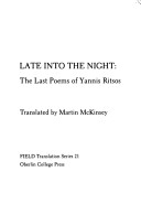 Book cover for Late Into the Night