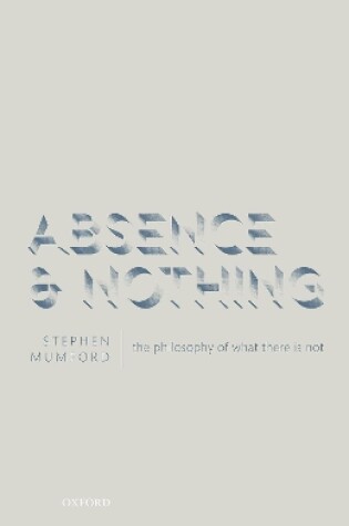 Cover of Absence and Nothing