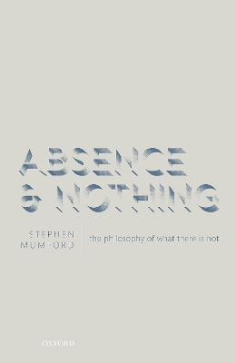 Book cover for Absence and Nothing