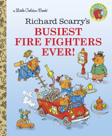 Book cover for Richard Scarry's Busiest Firefighters Ever!