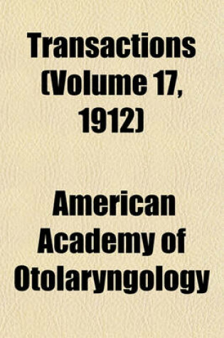 Cover of Transactions Volume 26, PT. 1