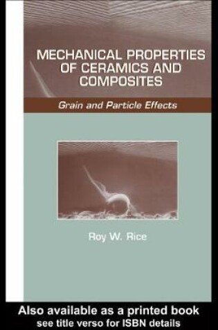 Cover of Mechanical Properties of Ceramics and Composites