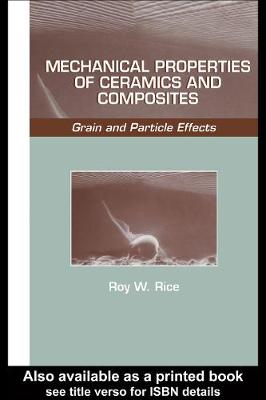 Book cover for Mechanical Properties of Ceramics and Composites