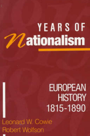 Cover of Years of Nationalism