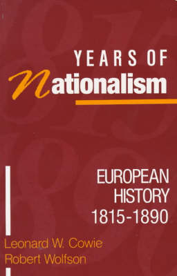 Book cover for Years of Nationalism