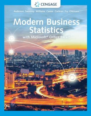 Book cover for Modern Business Statistics with Microsoft (R) Excel (R)