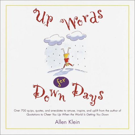 Book cover for Up Words for down Days