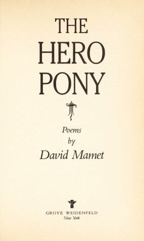 Book cover for The Hero Pony