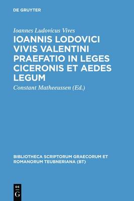 Book cover for Ioannis Lodovici Vivis Valentini Praefatio in Leges Ciceronis Et Aedes Legum