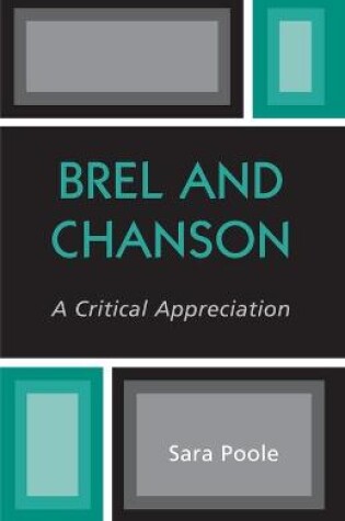 Cover of Brel and Chanson