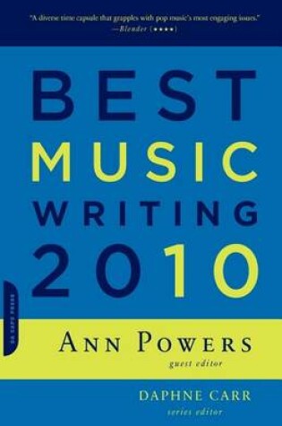 Cover of Best Music Writing 2010