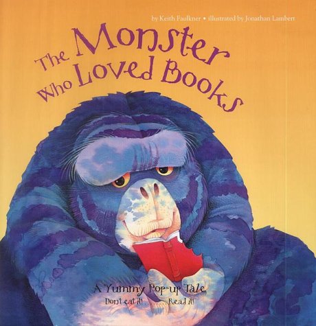 Book cover for The Monster Who Loved Books
