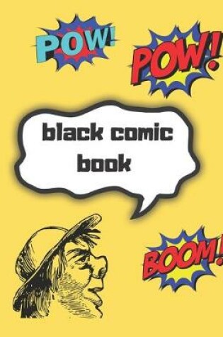 Cover of black comic book