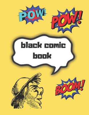 Book cover for black comic book