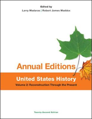 Book cover for Annual Editions: United States History, Volume 2: Reconstruction Through the Present